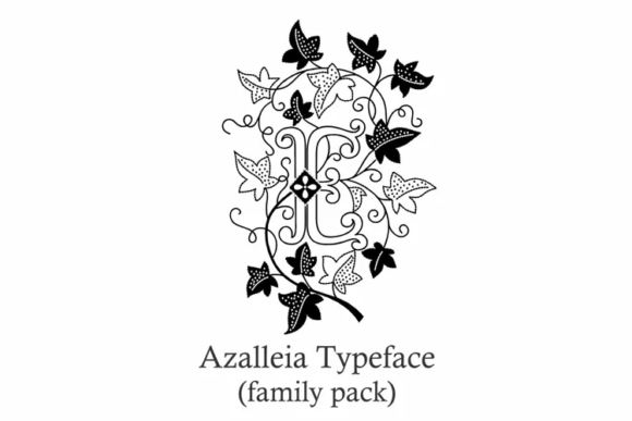 Azalleia Typeface Family Pack Font