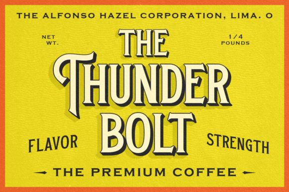 Native Roast Font preview 4