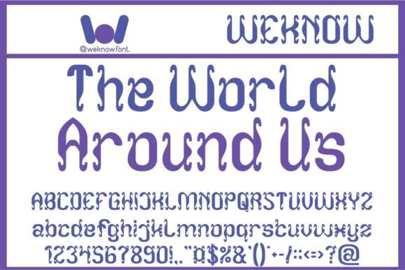 Naturally Changes Font preview 4