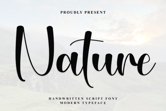 Nature Font preview 2