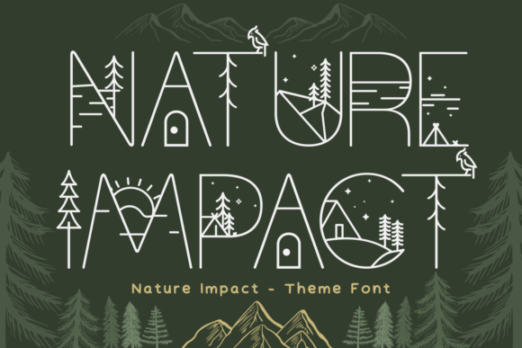Nature Impact Font