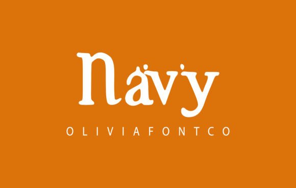 Navy Font preview 2