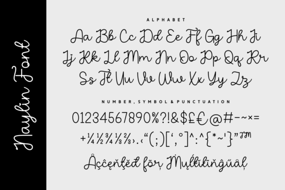 Naylin Font preview 4