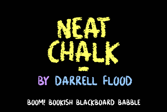 Neat Chalk Font preview 2
