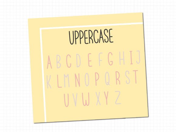 Neat Realistic Note Font preview 3