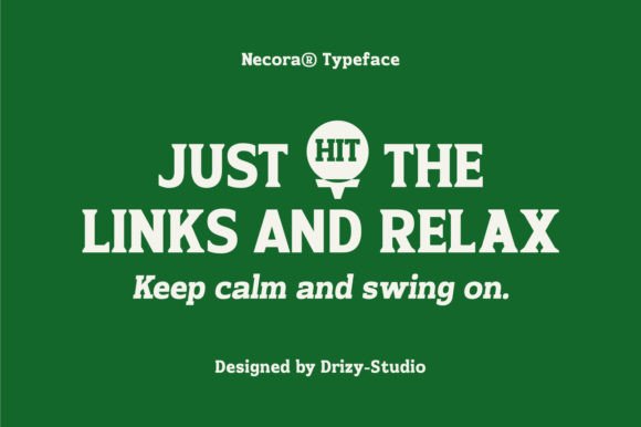 Necora Font preview 2