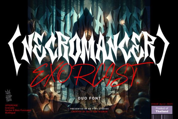 Necromancer Exorcist Font