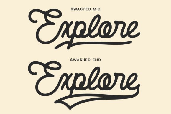 Azure Garden Font preview 3