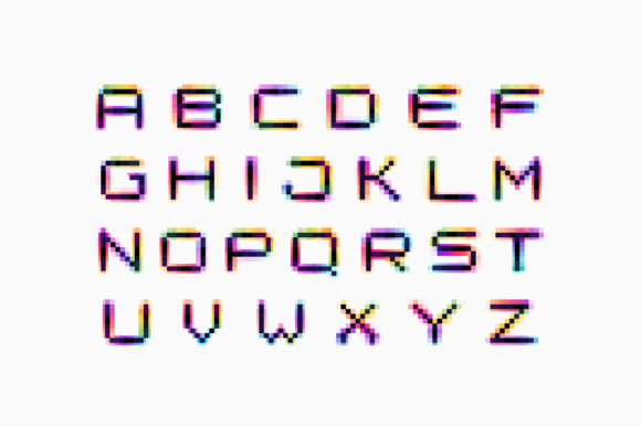 Neo Pixel Font preview 2