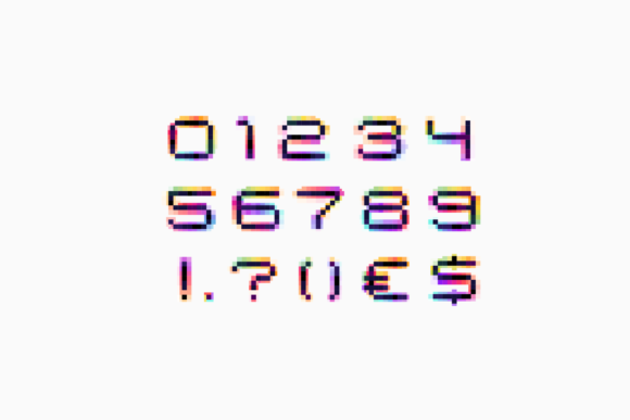 Neo Pixel Font preview 4