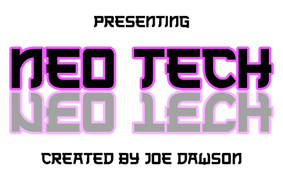 Neo Tech Font preview 4