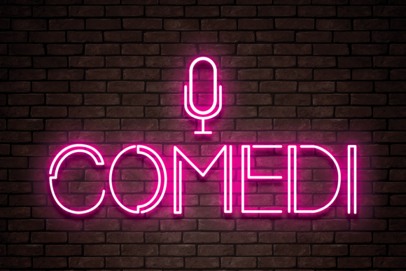 Neon Light Font preview 8