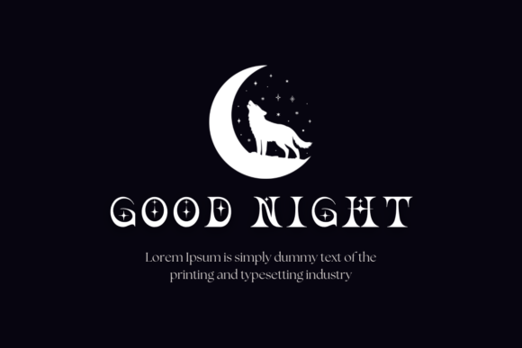 Neon Moon Font preview 3