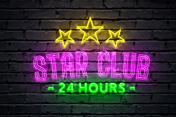 Neon Triper Font preview 2