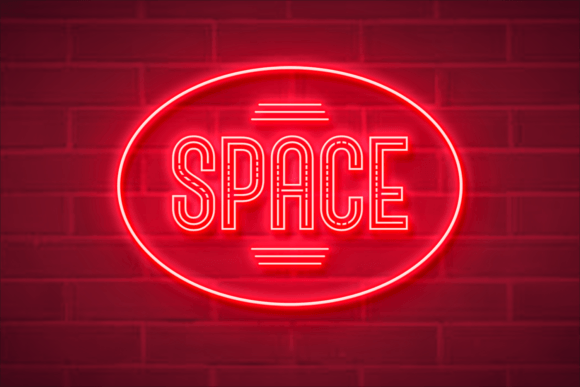 Neon Triper Font preview 3