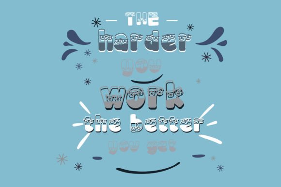 Nerdy Pants Font preview 3