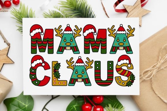 New Born Christmas Font preview 3