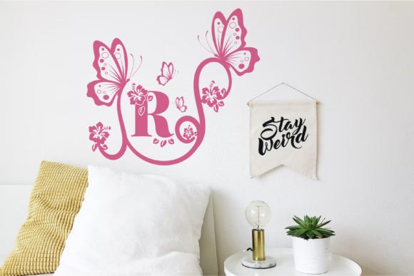 New Butterfly Garden Monogram Font preview 4