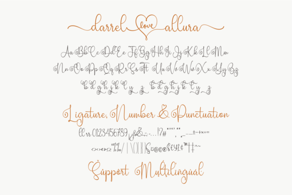 New Darrel Allura Font preview 3