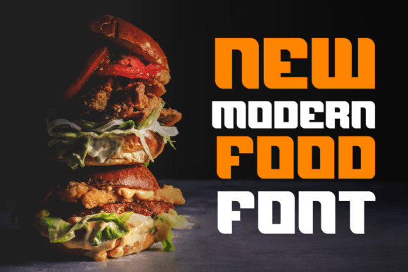 Burger Crunchy Font preview 4