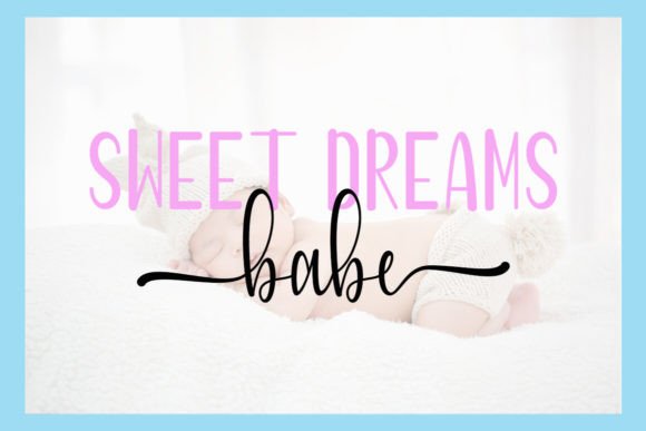 Babe Love Font preview 2
