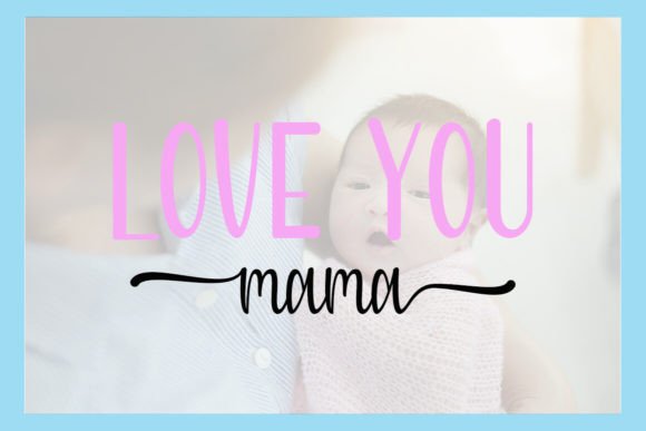 Babe Love Font preview 3