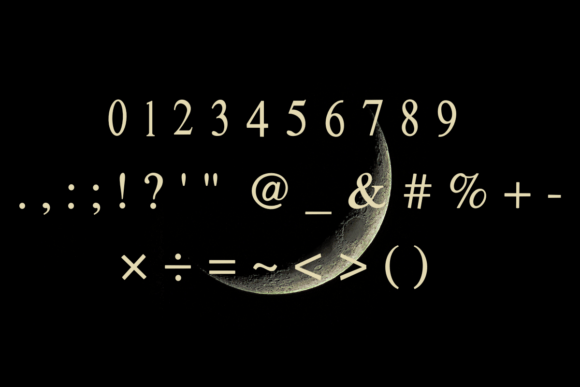 New Moon Font preview 4
