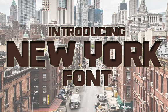 New York Font preview 2