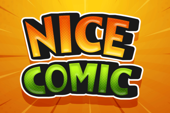 Nice Comic Font