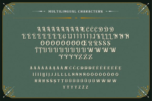 Burnic Font preview 4