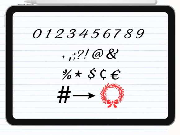 Nicko Font preview 3