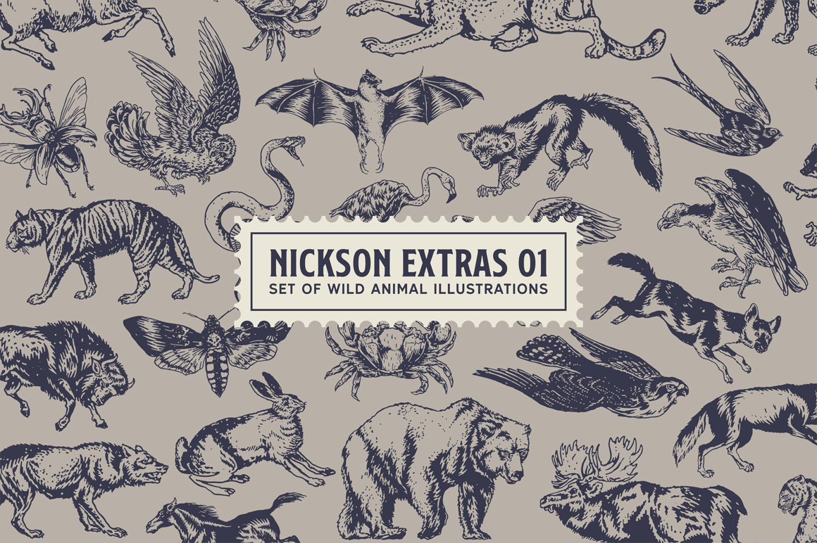 Nickson Font preview 2