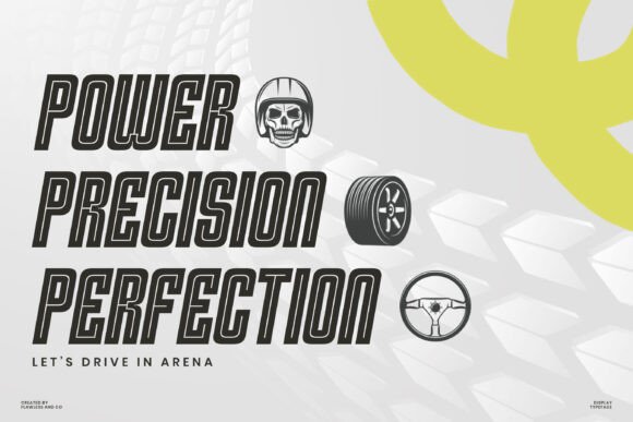 Burst Speed Font preview 3