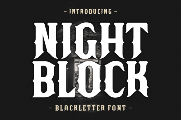 Night Block Font