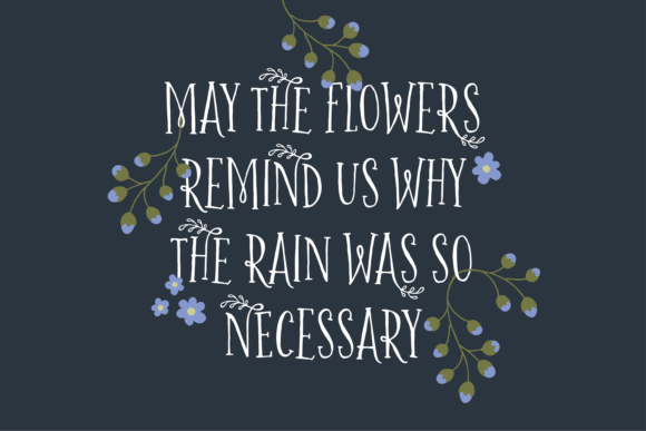 Night Garden Font preview 3
