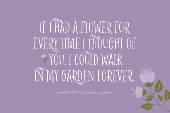 Night Garden Font preview 4