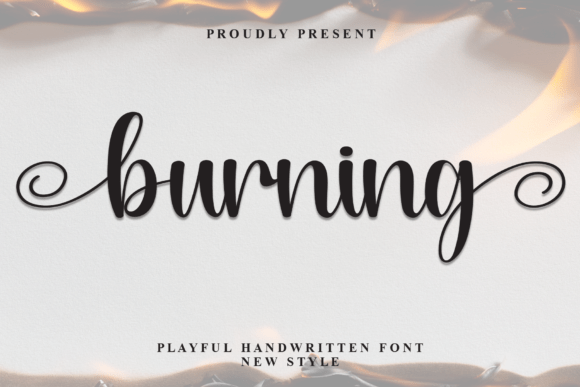 Burning Font