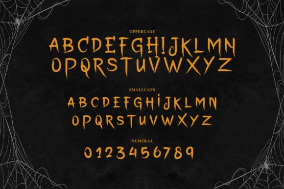 Night Terror Font preview 2