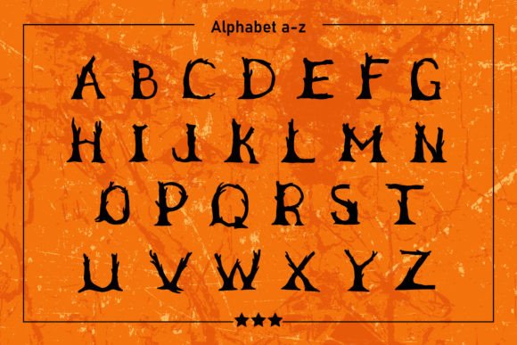 Night Time Font preview 3