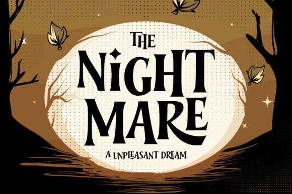 Nightmare Crawler Font preview 3