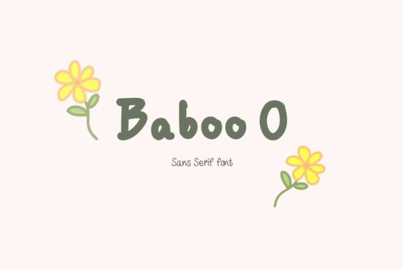 Baboo O Font