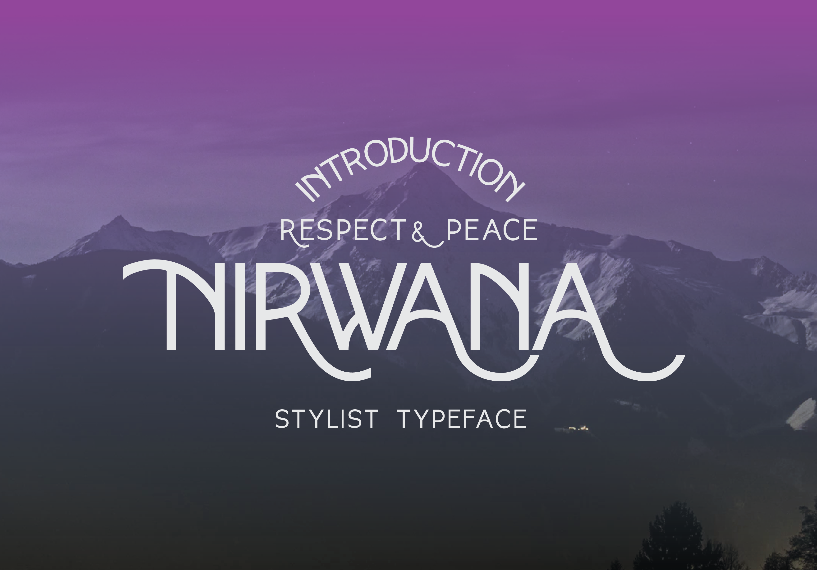 Nirwana Font preview 2