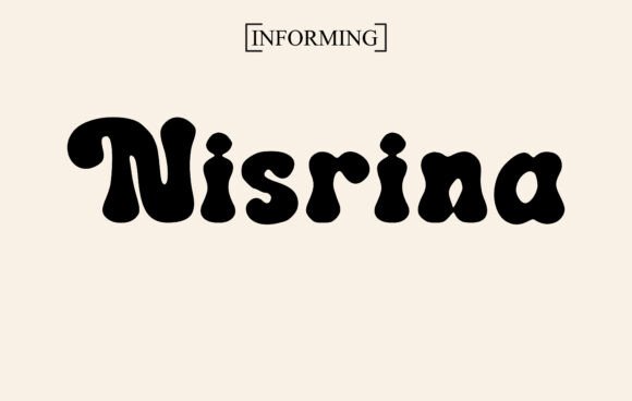 Nisrina Font preview 2