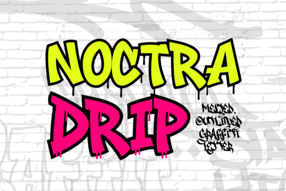 Noctra Drip Font