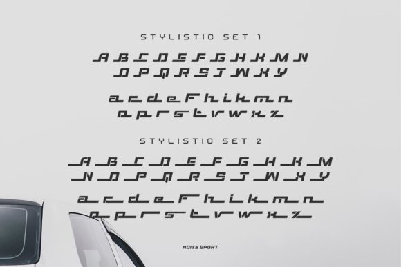 Noize Sport Font preview 4