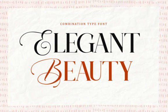 Busthang Glamor Font preview 2