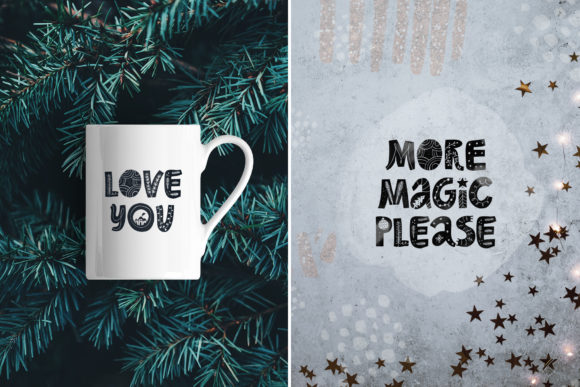 Nordic Christmas Font preview 2