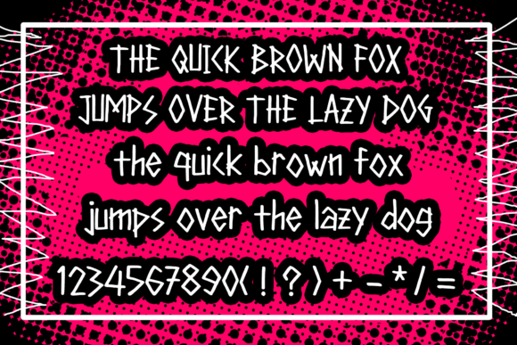 Nordic Punk Font preview 4