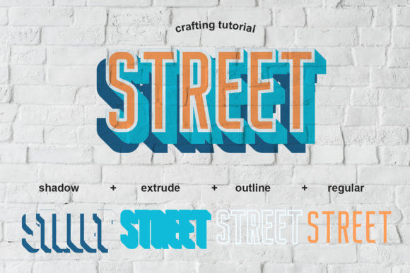 Nordin Extrude Family Font preview 4