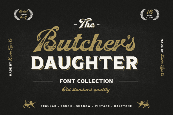 Butcher's Daughter Font preview 1